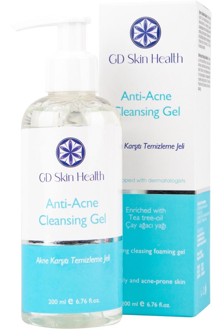 GD Skin Health Anti-Acne Cleansing Gel  Temizleme Jeli Enriched With Tea Tree-Oil (Çay Ağacı Yağı)