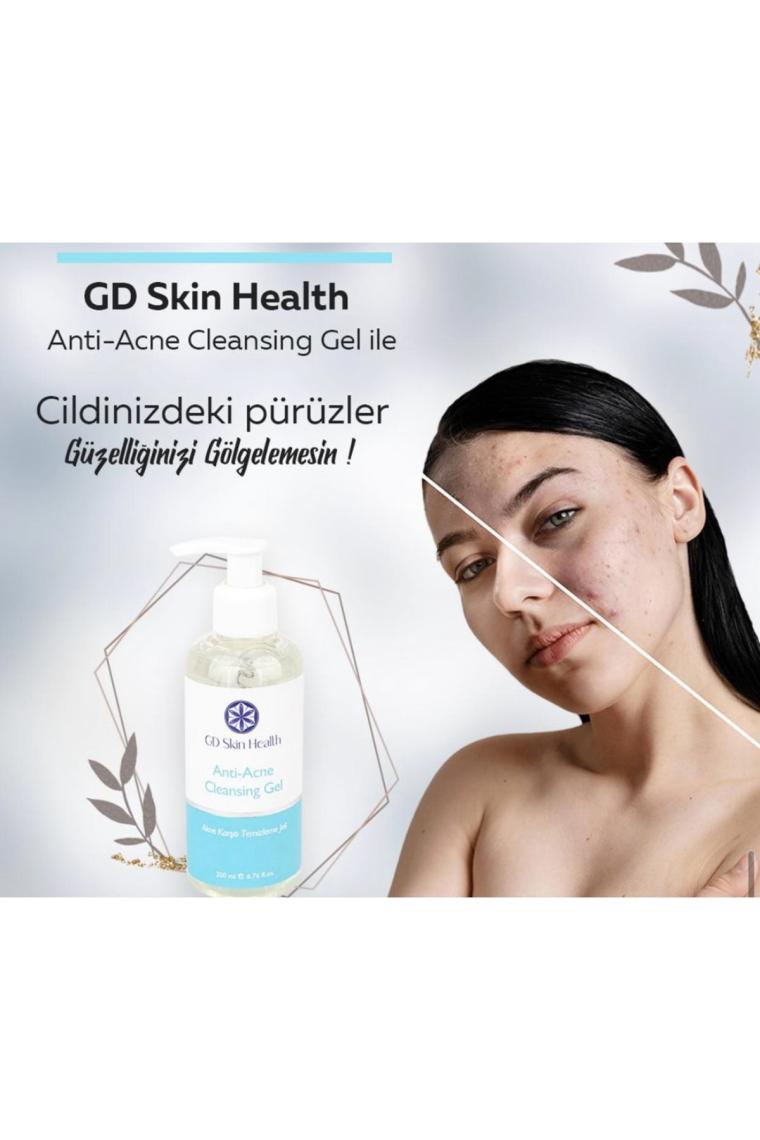 GD Skin Health Anti-Acne Cleansing Gel  Temizleme Jeli Enriched With Tea Tree-Oil (Çay Ağacı Yağı)