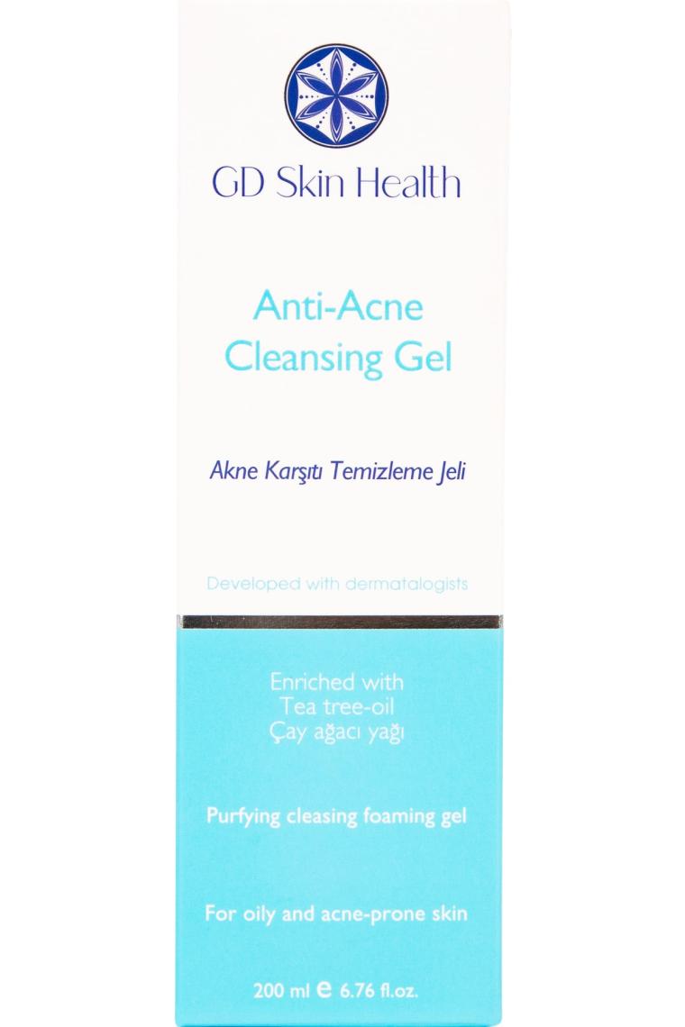 GD Skin Health Anti-Acne Cleansing Gel  Temizleme Jeli Enriched With Tea Tree-Oil (Çay Ağacı Yağı)