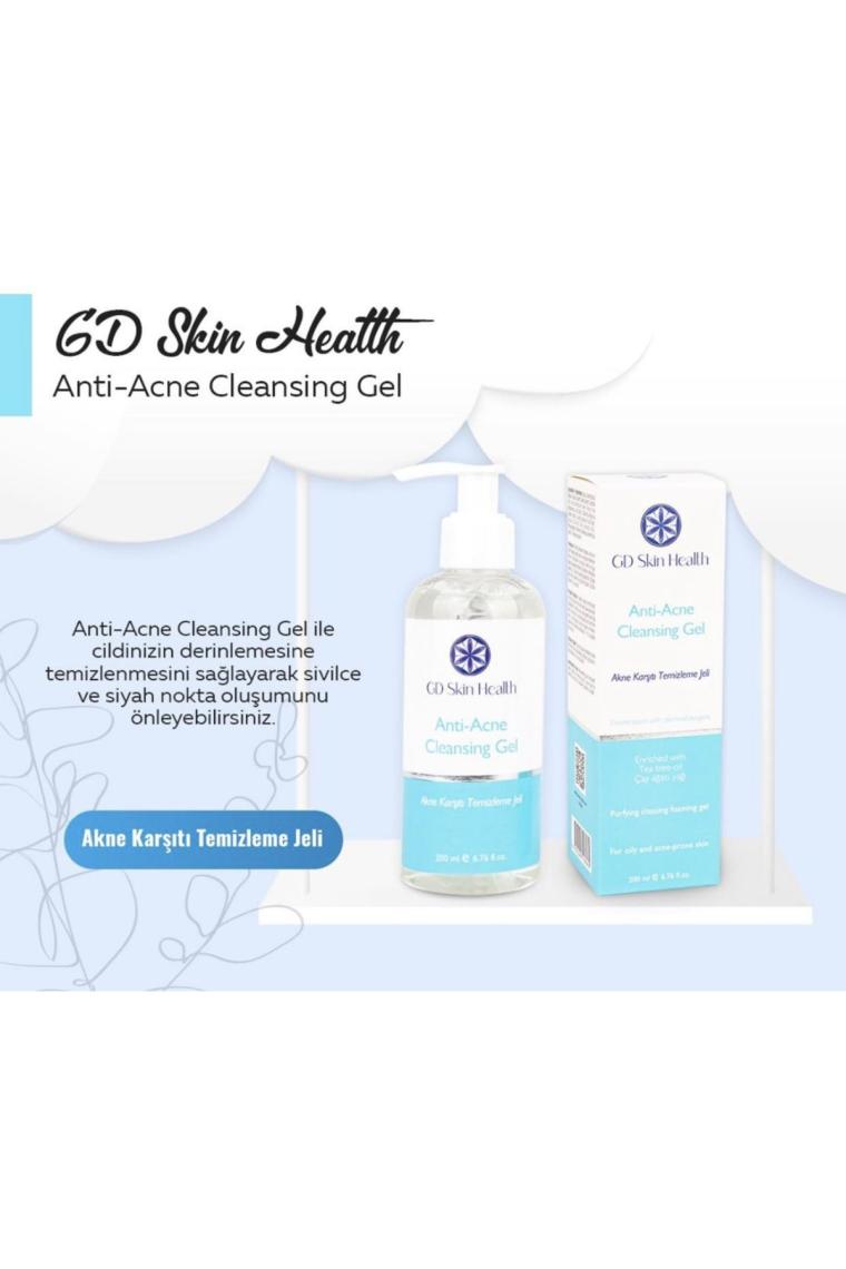 GD Skin Health Anti-Acne Cleansing Gel  Temizleme Jeli Enriched With Tea Tree-Oil (Çay Ağacı Yağı)