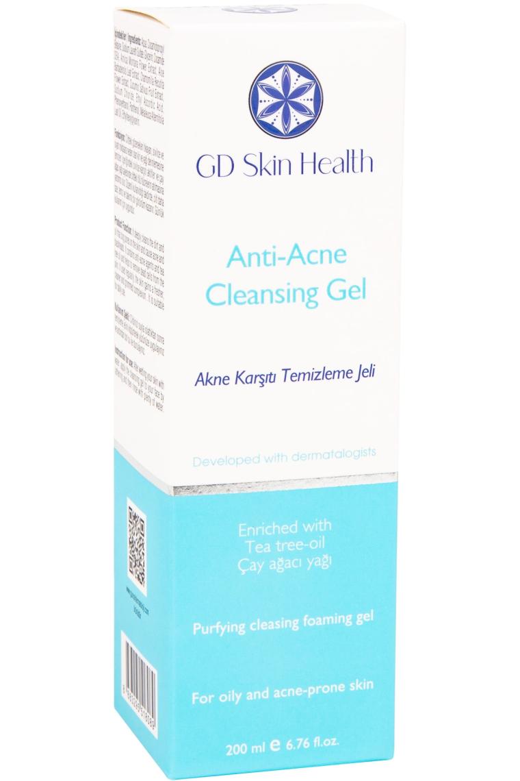 GD Skin Health Anti-Acne Cleansing Gel  Temizleme Jeli Enriched With Tea Tree-Oil (Çay Ağacı Yağı)
