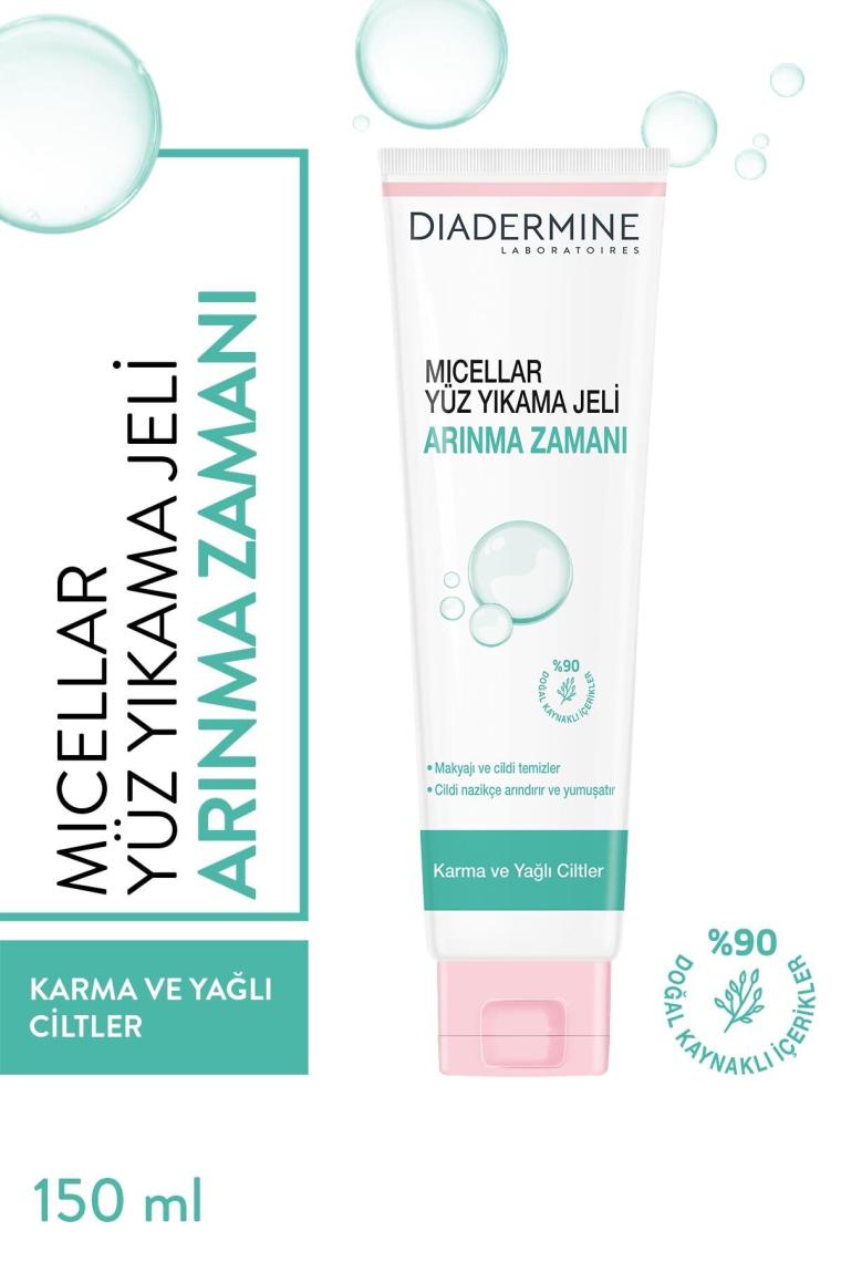 Diadermine Micellar Arınma Zamanı Yüz Yıkama Jeli 150 ml