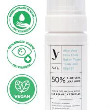 Aloe Vera Bakım Yapan Temizleme Köpüğü
