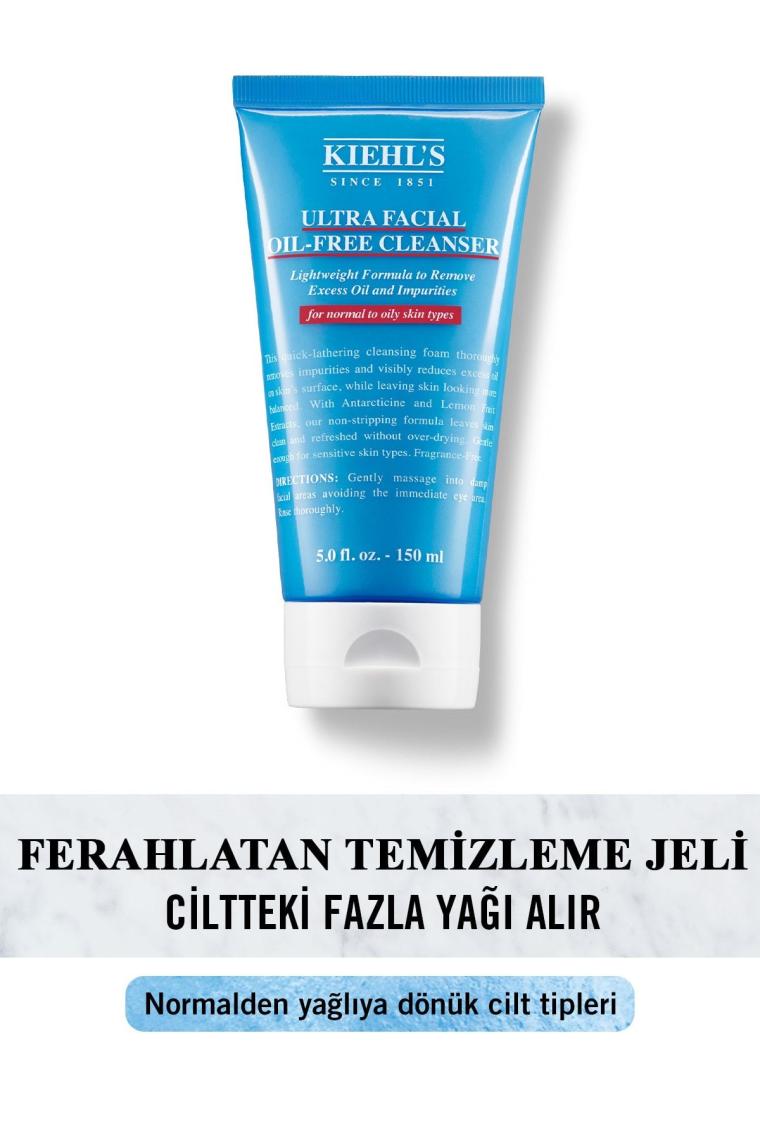 Kiehl's Ultra Facial Oil-Free Cleanser 150. ml - Yüz Temizleme Jeli