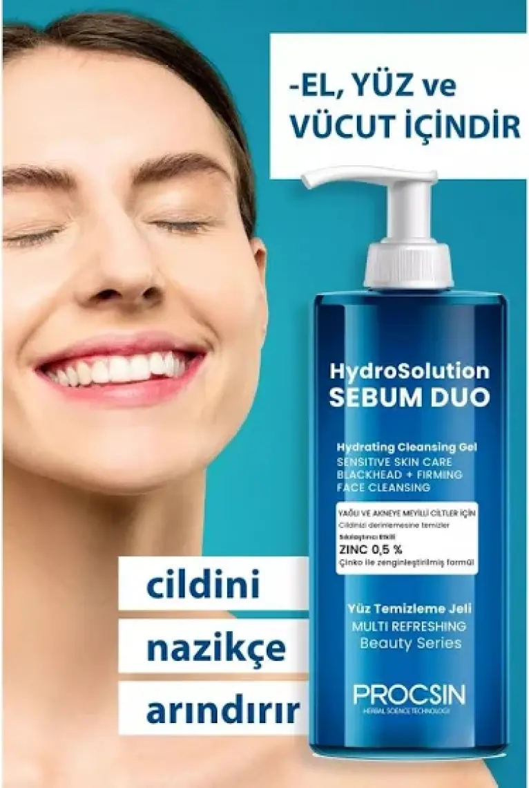 Procsın Hydrosolution Yüz Temizleme Jeli 200 Ml