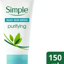 Simple Daily Skin Detox Arındırıcı Yüz Temizleme Jeli Temiz Ve Parlamayan Bir Cilt İçin 150 ml