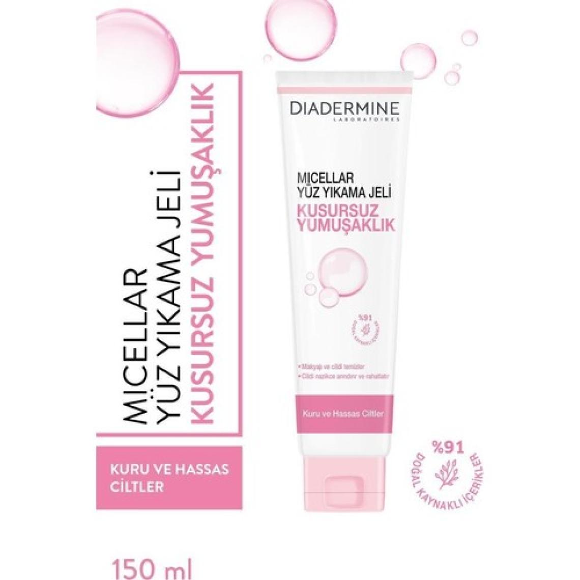 Diadermine Micellar Yüz Yikama Jeli Kusursuz Yumuşaklık 150 ML