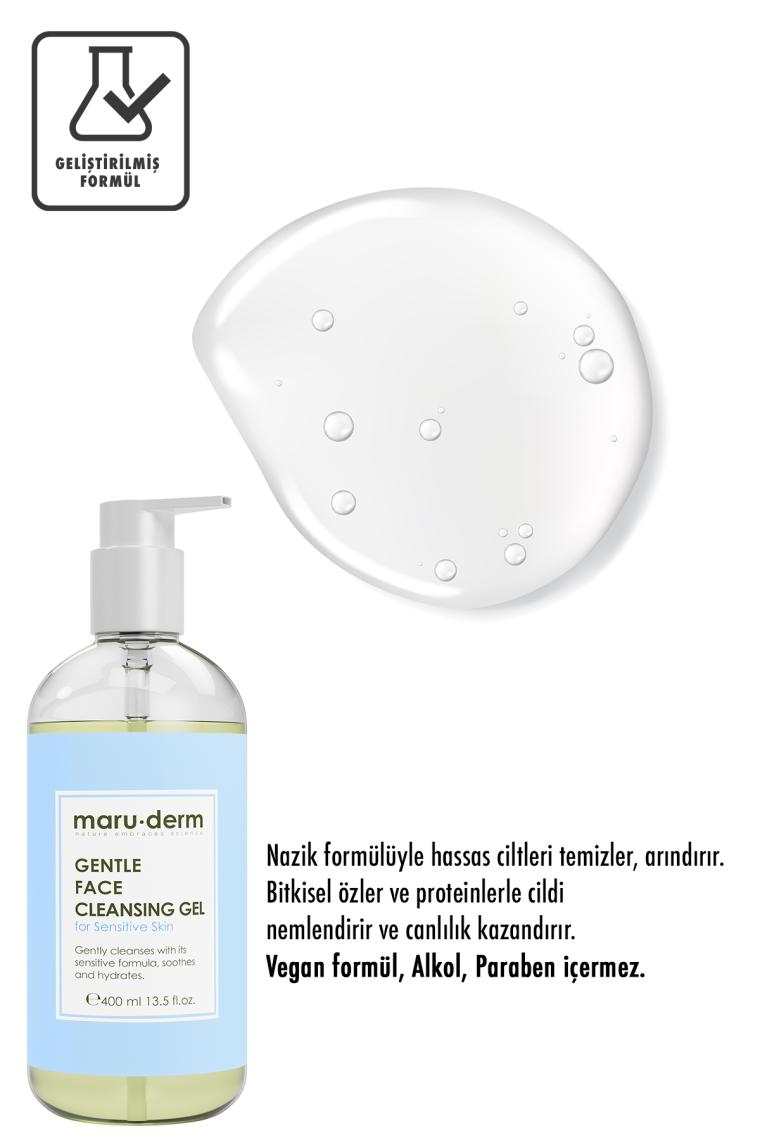 Maruderm Hassas Ve Atopik Ciltler Için Yüz Temizleme Jeli 400 ml