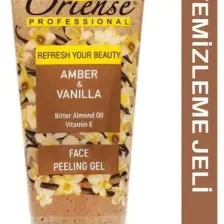 Amber & Vanilya Yüz Temizleme Peeling Jeli - Kayısı Çekirdeği, Acı Badem Yağı ve E Vitamini