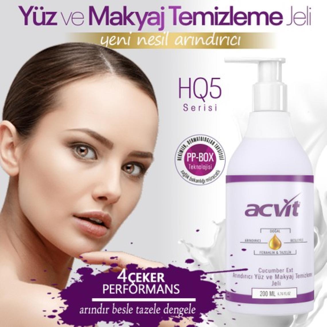 Acvit Arındırıcı Yüz Ve Makyaj Temizleme Jeli - 200 ml