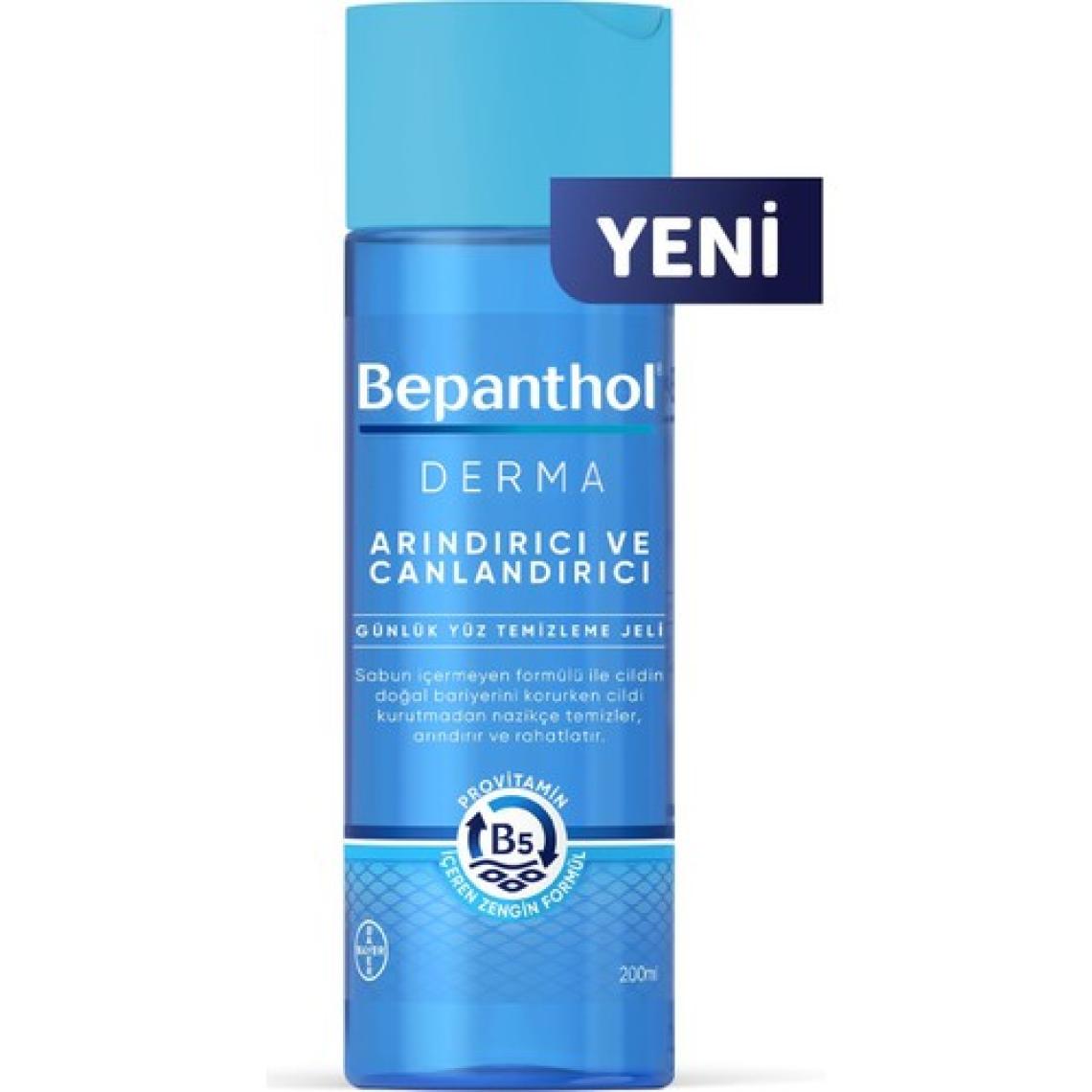 Bepanthol Derma Arındırıcı ve Canlandırıcı Günlük Yüz Temizleme Jeli 200 ml