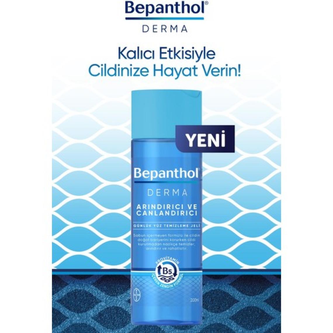 Bepanthol Derma Arındırıcı ve Canlandırıcı Günlük Yüz Temizleme Jeli 200 ml