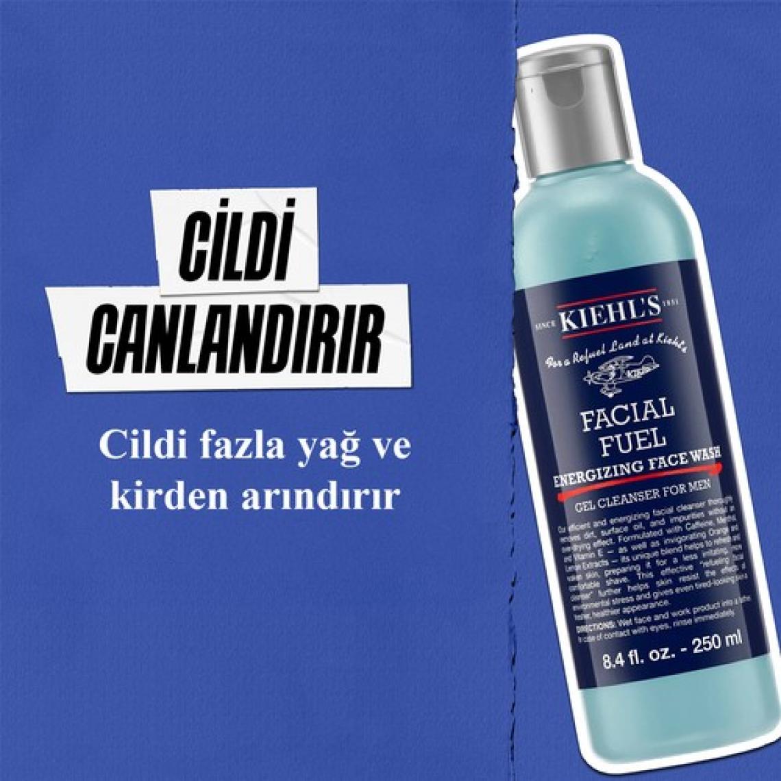 Kiehl's Facial Fuel Erkekler Için Cildi Canlandıran Yüz Temizleme Jeli 75  ml