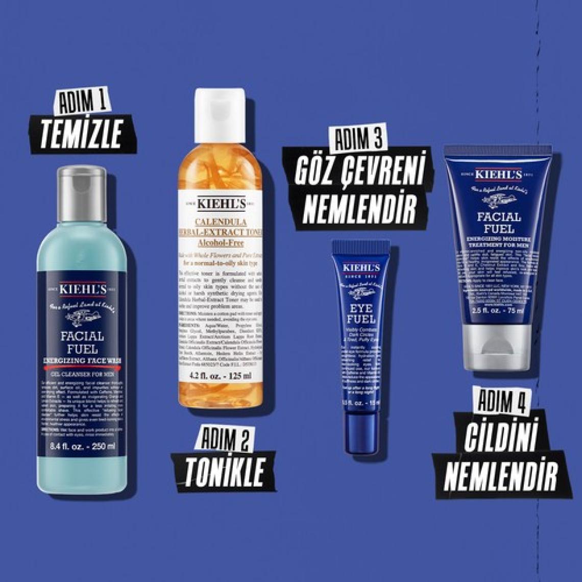 Kiehl's Facial Fuel Erkekler Için Cildi Canlandıran Yüz Temizleme Jeli 75  ml
