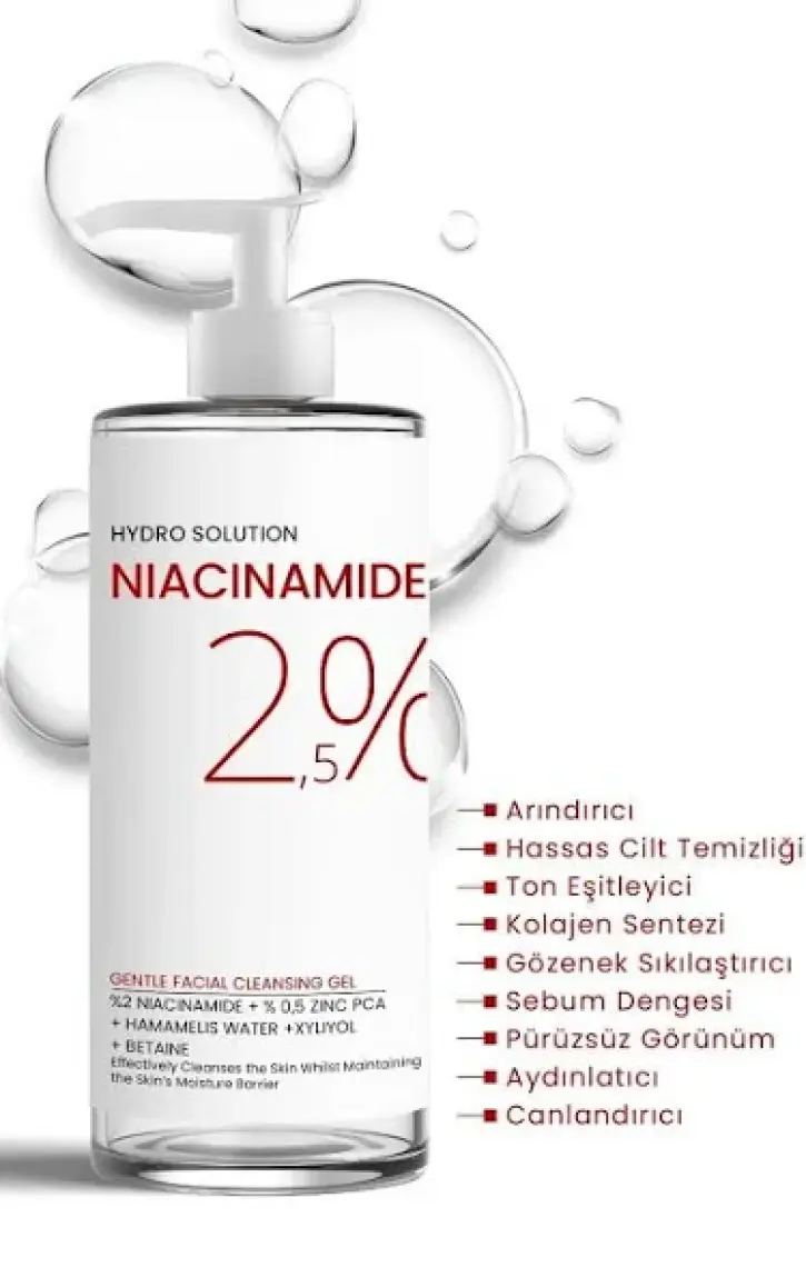 Procsin Hydro Solution %2 Niacinamide + %0,5 Zinc Pca Temizleme Jeli 200 ml