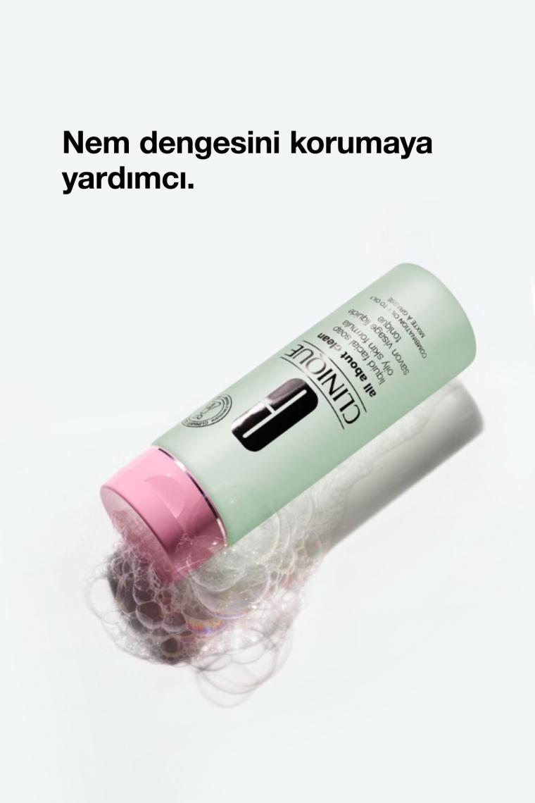 Clinique All About Celan Liquid Facial Soap Yüz Temizleme Jeli 200 ml
