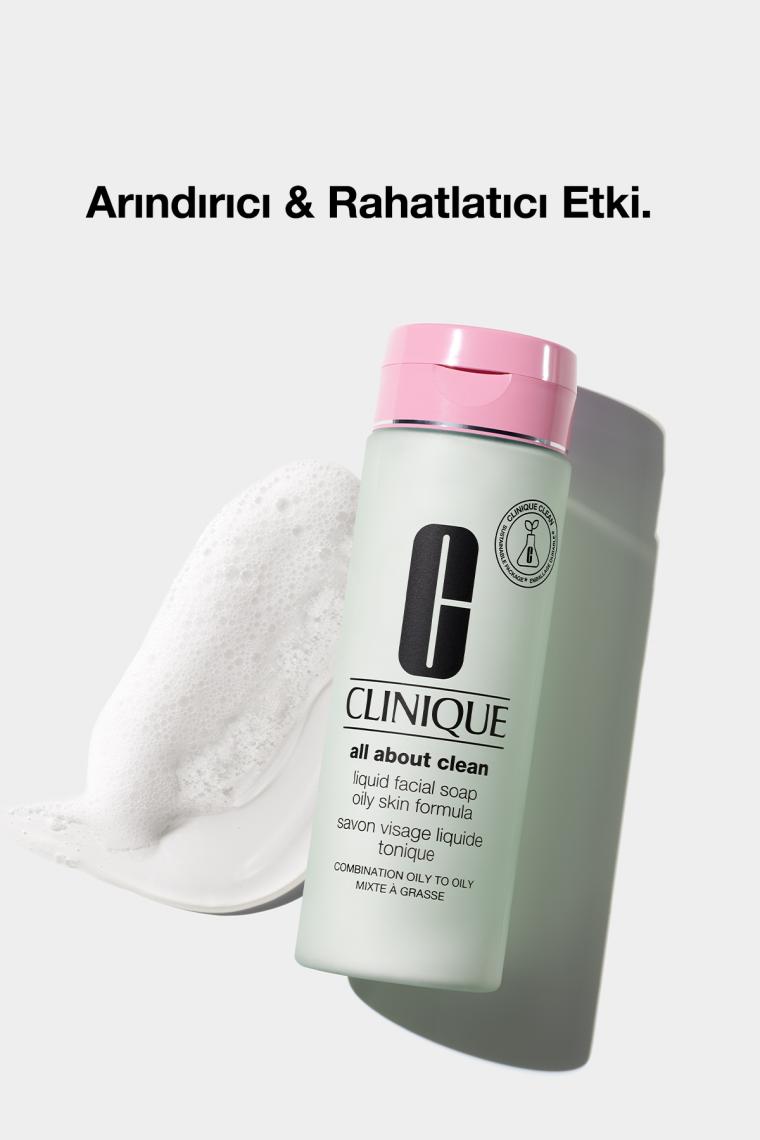 Clinique All About Celan Liquid Facial Soap Yüz Temizleme Jeli 200 ml