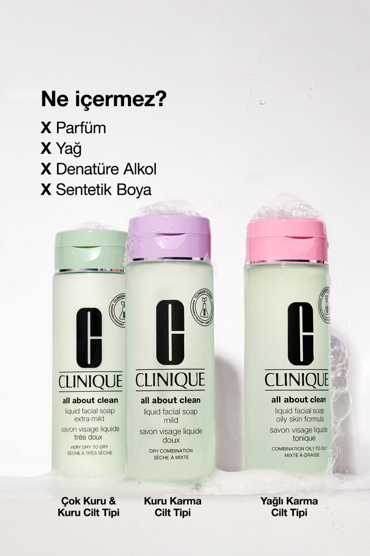 Clinique All About Celan Liquid Facial Soap Yüz Temizleme Jeli 200 ml