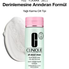 Clinique All About Celan Liquid Facial Soap Yüz Temizleme Jeli 200 ml