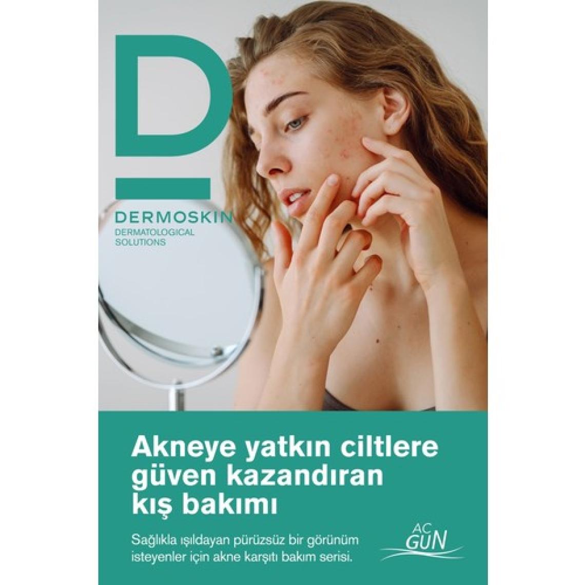 Dermoskin Acgun Akne Karşıtı Yüz Yıkama Jeli | Yüz Temizleyicileri | Salisilik Asit | 200 ml