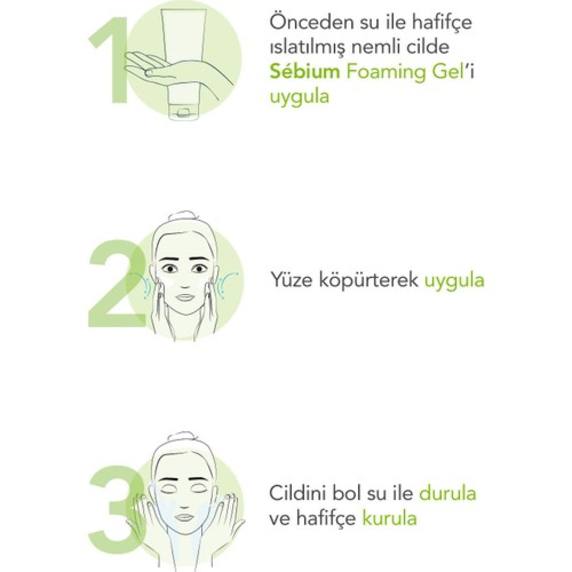 Sebium Karma, Yağlı ve Akne Eğilimli Ciltler Sivilce, Siyah Nokta Karşıtı Yüz Temizleme Jeli 500 ml