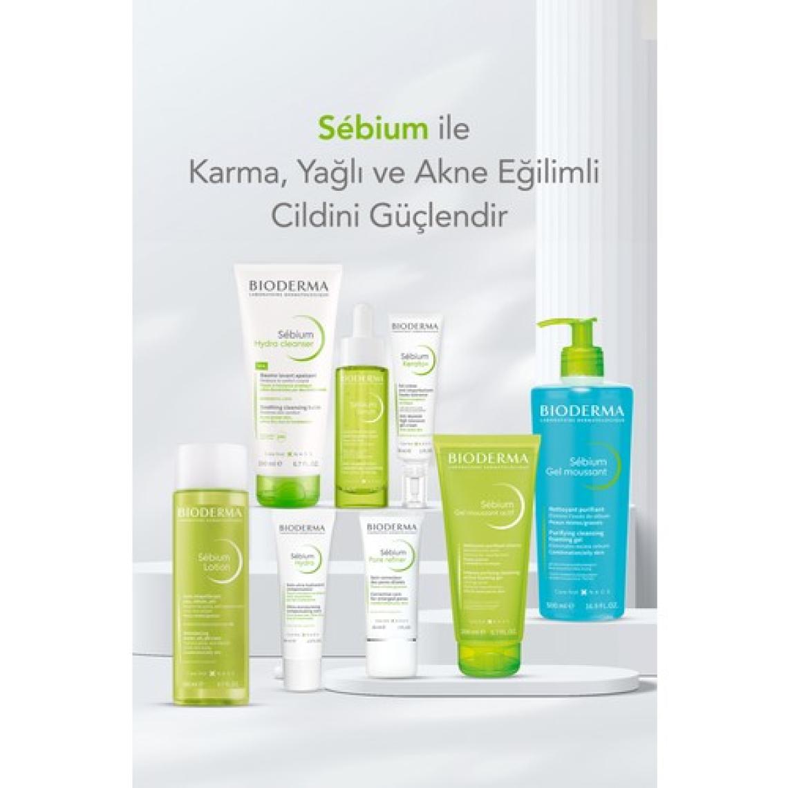 Sebium Karma, Yağlı ve Akne Eğilimli Ciltler Sivilce, Siyah Nokta Karşıtı Yüz Temizleme Jeli 500 ml