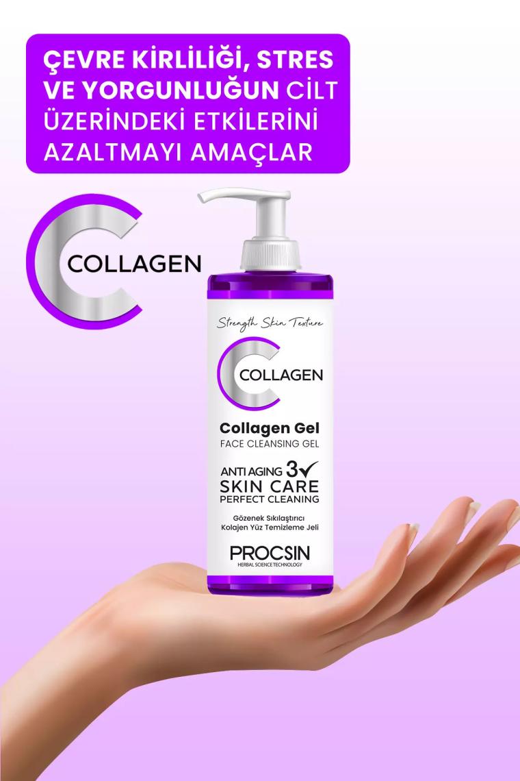Gözenek Sıkılaştırıcı Kolajen Yüz Temizleme Jeli 150 ML
