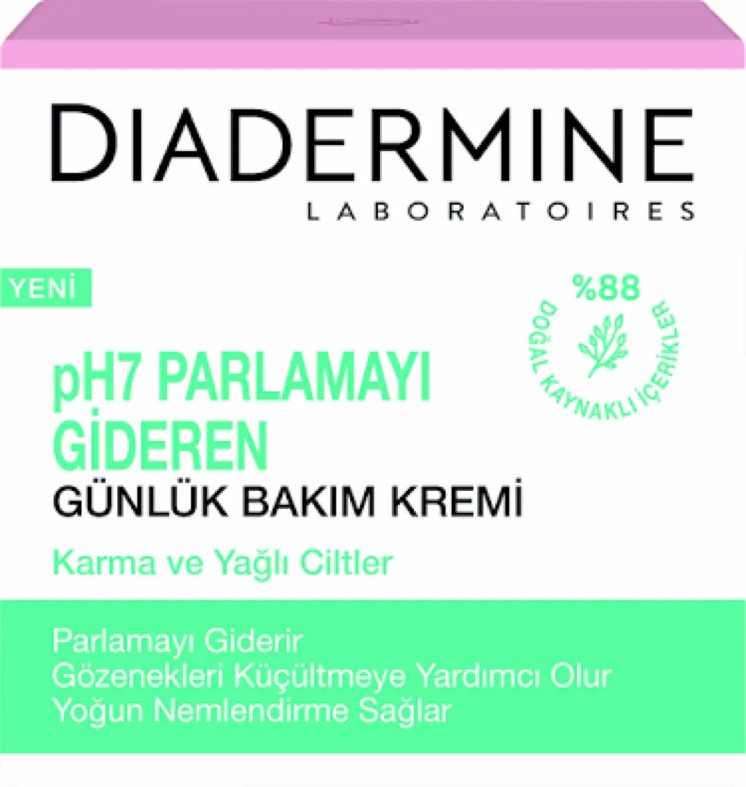 Diadermine Jel Krem Ferahlatıcı Karma ve Yağlı Ciltler Için 2li