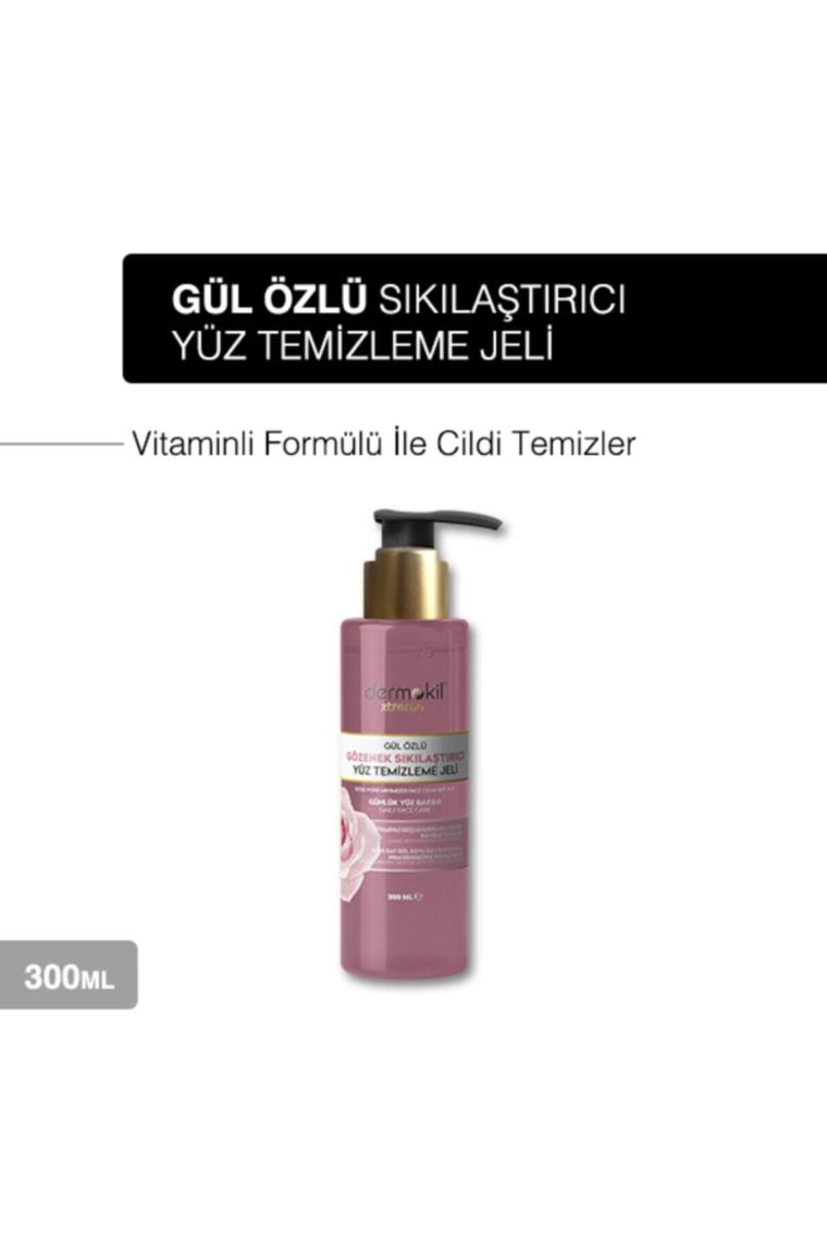 Gül Özlü Gözenek Sıkılaştırıcı Yüz Temizleme Jeli 300 ml