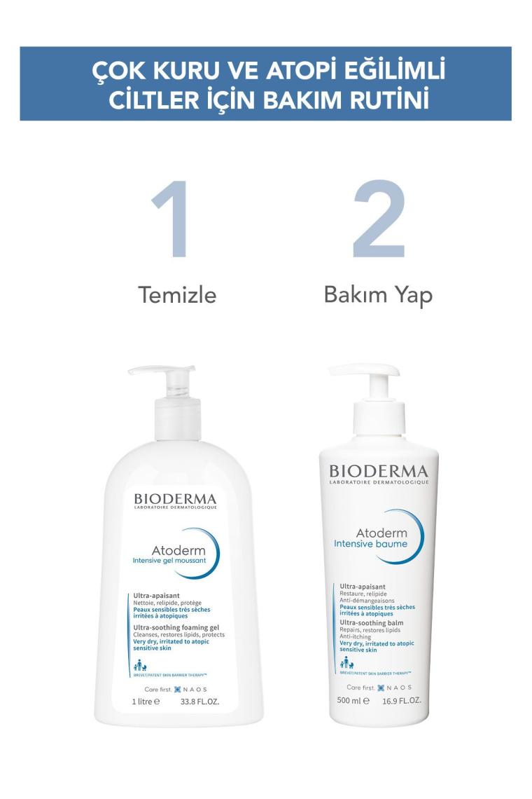 Bioderma Atoderm Intensive Foaming Gel 200 ml Kuru ve Atopik Ciltler için Temizleyici Jel
