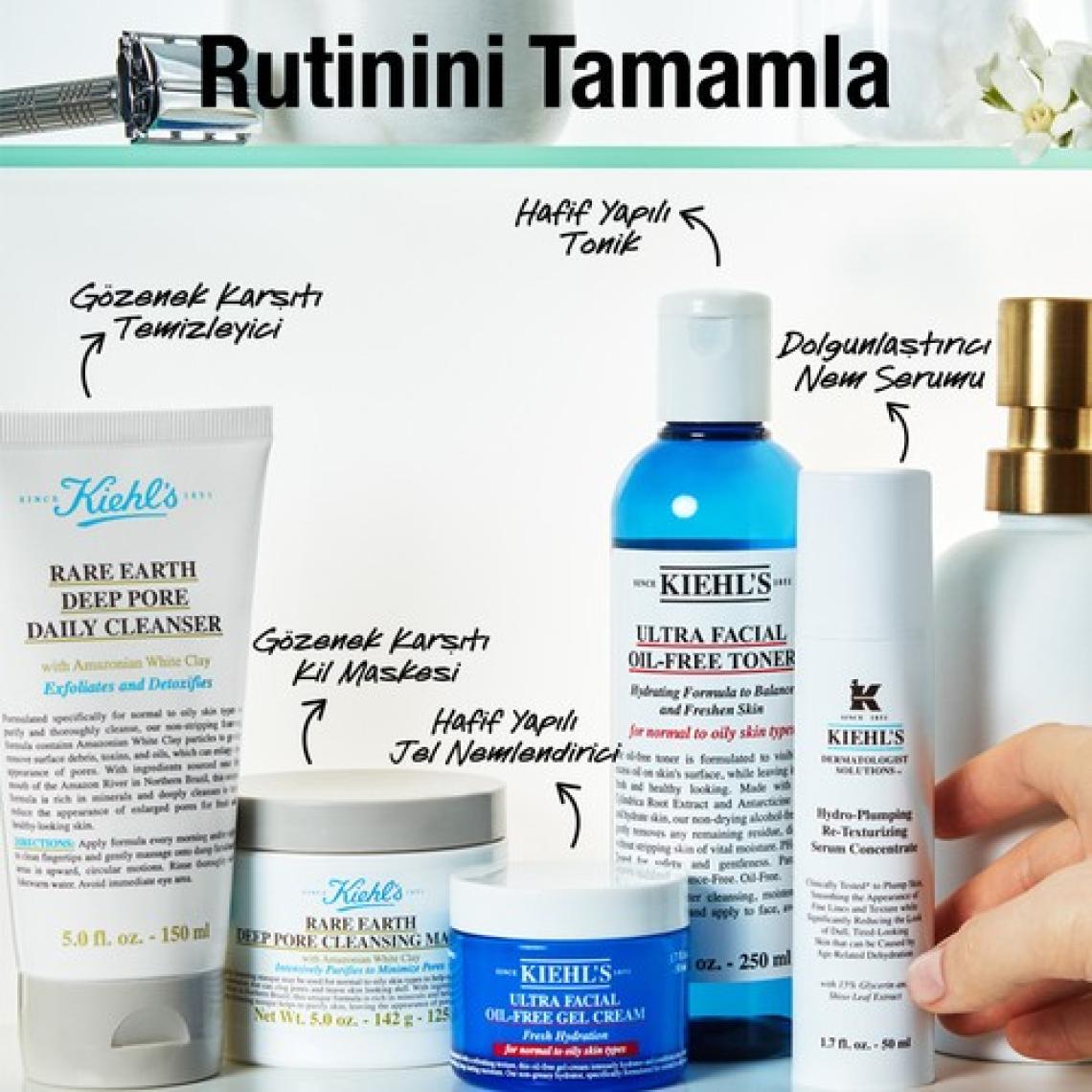 Kiehl's Rare Earth Gözenekleri Derinlemesine Arındıran Yüz Temizleme Jeli 150 Ml