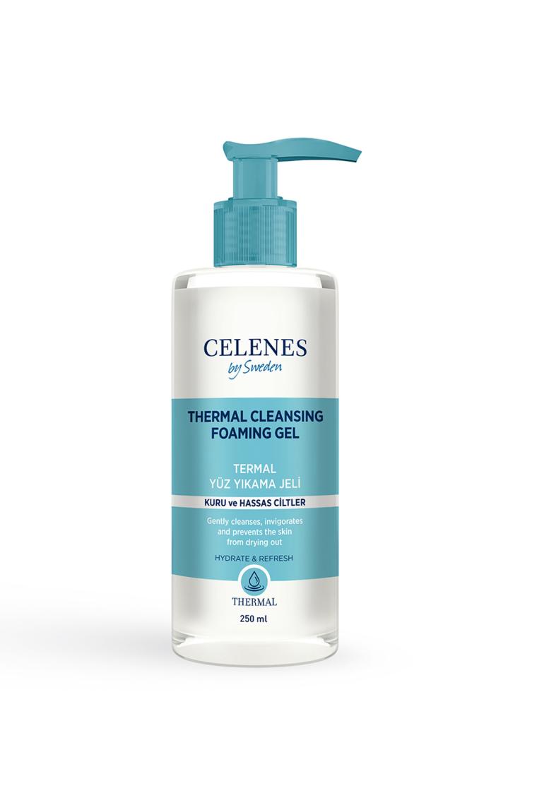 Celenes Thermal Kuru ve Hassas Ciltler 250 ml Yüz Yıkama Jeli