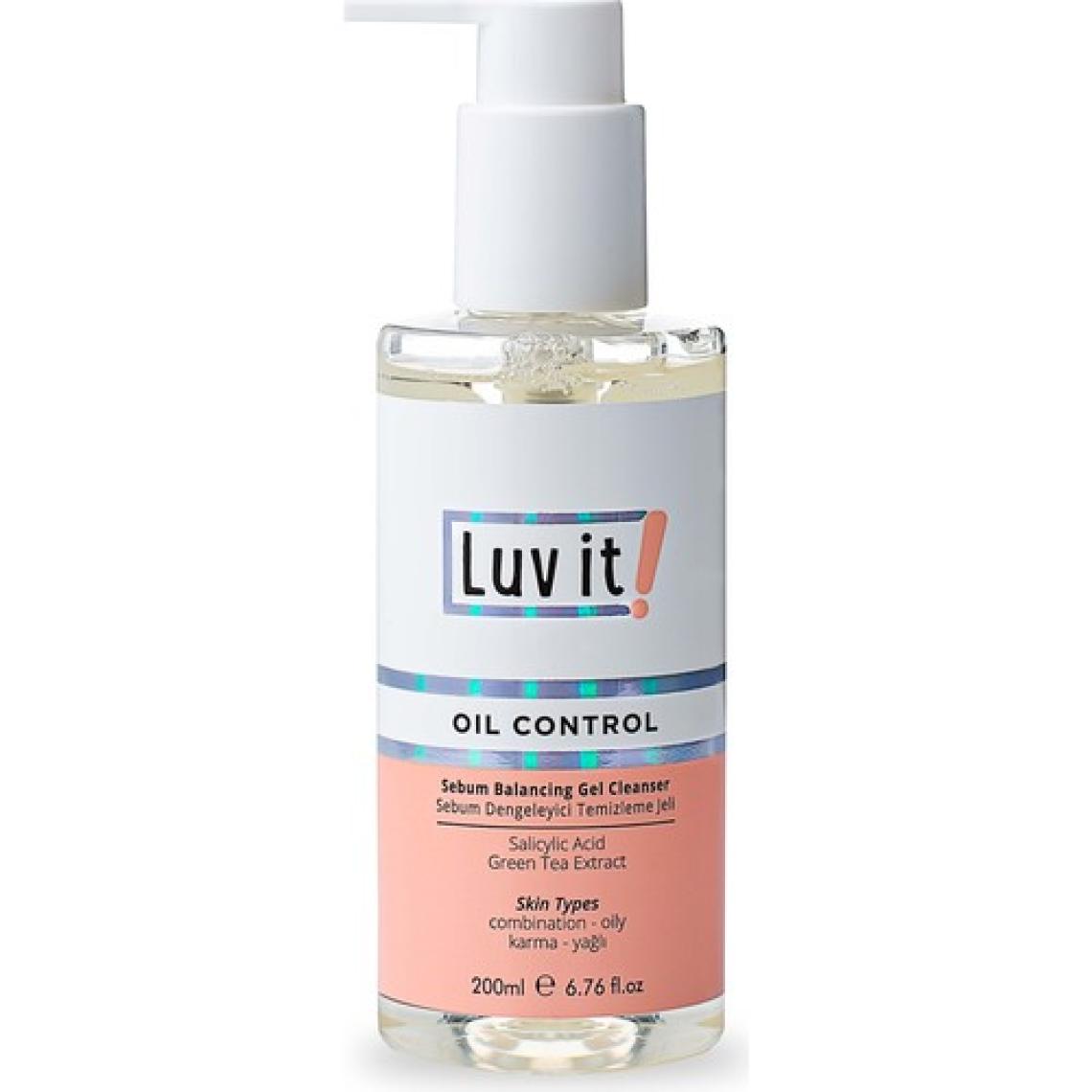 Luv it! Sebum Dengeleyici Yüz Temizleme Jeli (Karma-Yağlı Ciltler) 200 ml