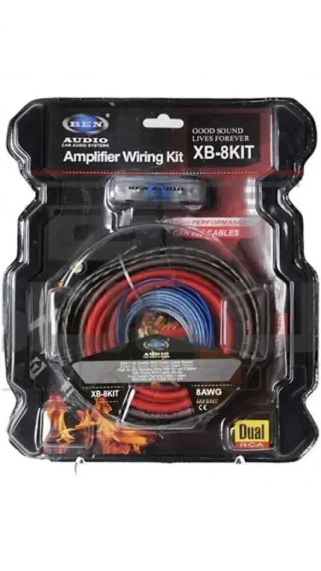 Audiomax Kablo Seti 4AWG Amfi Kablo Seti
