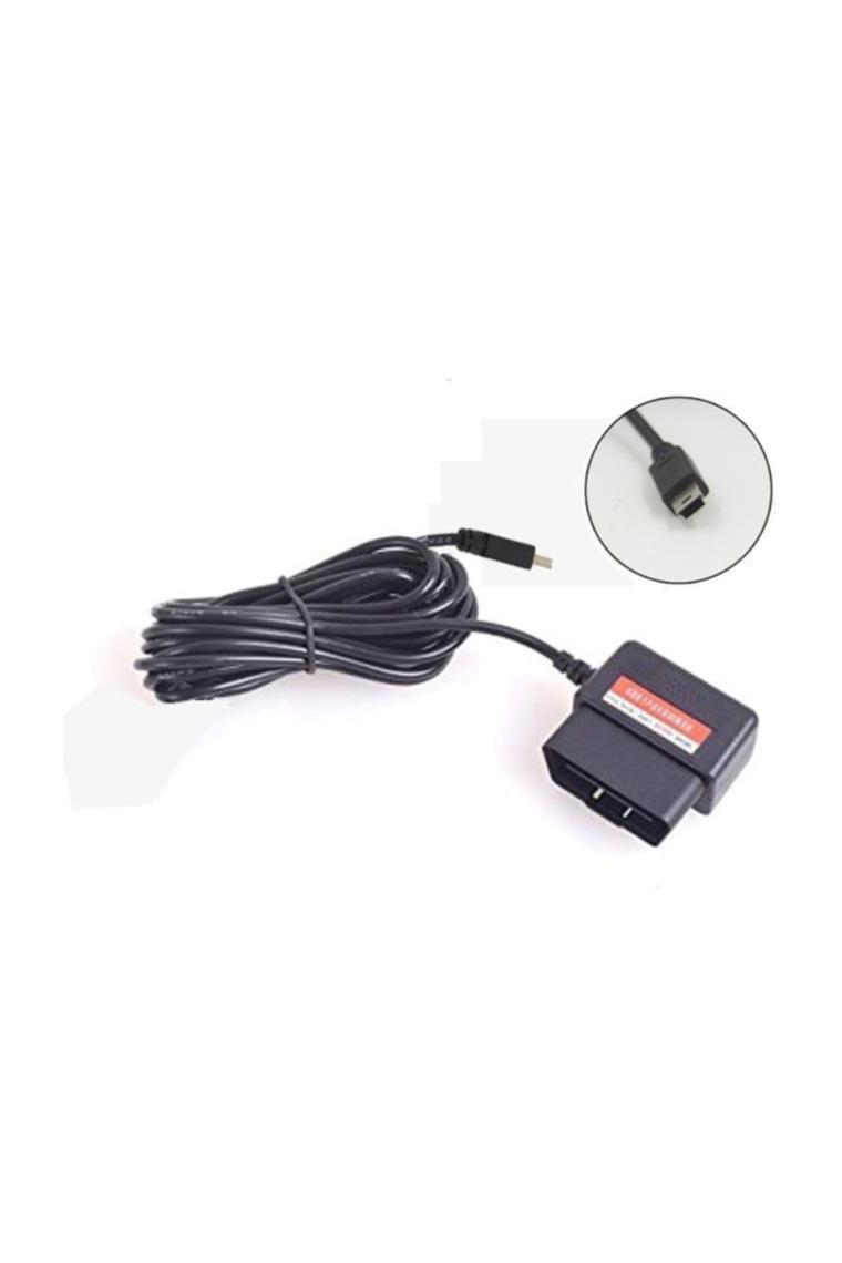Novatek General Plus Allwinner Araç Kameraları OBD 2 Akım Korumalı Park Modu Kablosu 5V15A