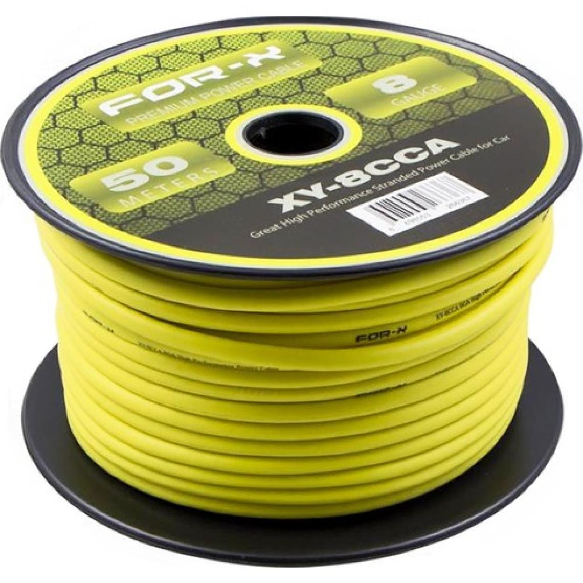 For-X Xy-8cca Oto Anfi Power Kablosu 8ga Kablo 50 Metre
