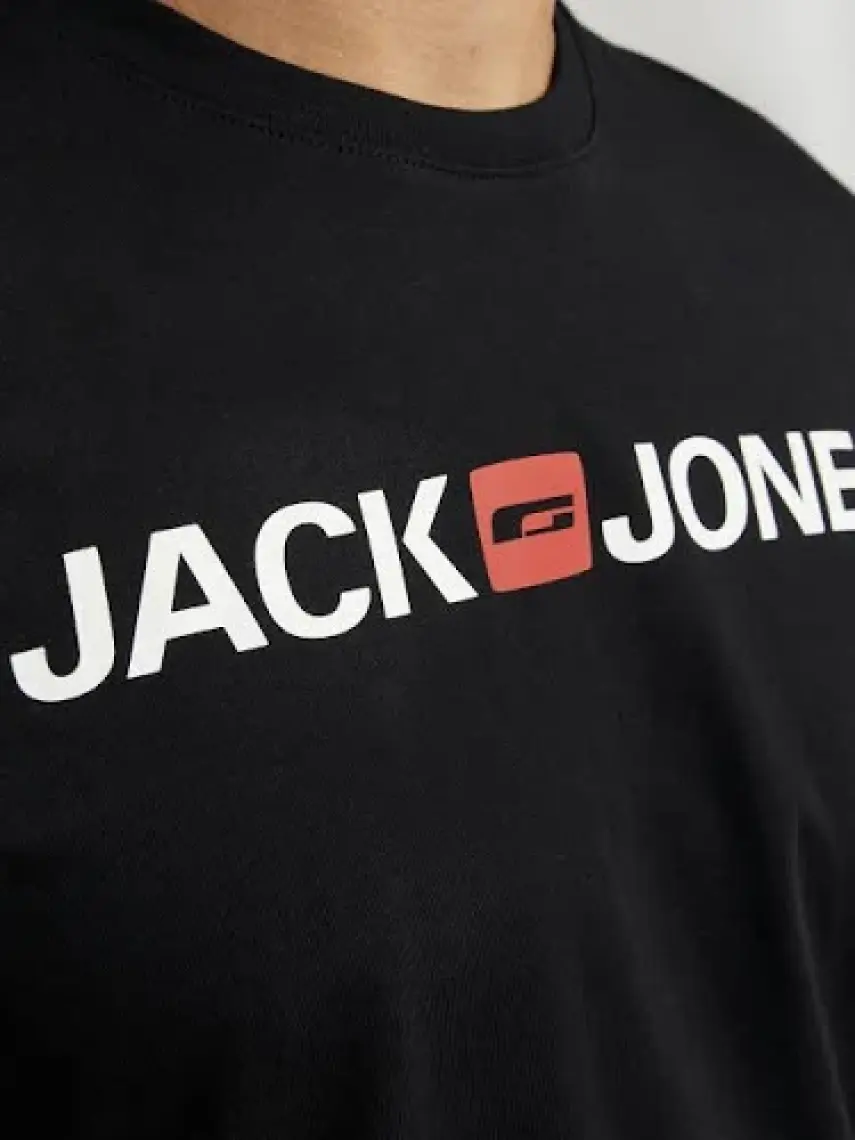 Jack & Jones JJECORP LOGO TEE SS CREW Beyaz Erkek Kısa Kol T-Shirt