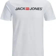 Jack & Jones JJECORP LOGO TEE SS CREW Beyaz Erkek Kısa Kol T-Shirt