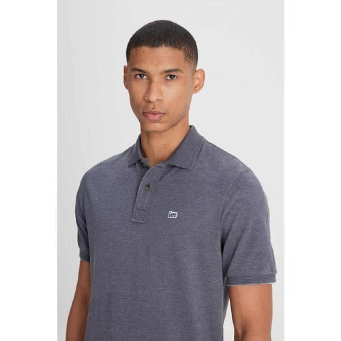 Regular Fit Normal Kesim Polo Yaka Antrasit Tişört