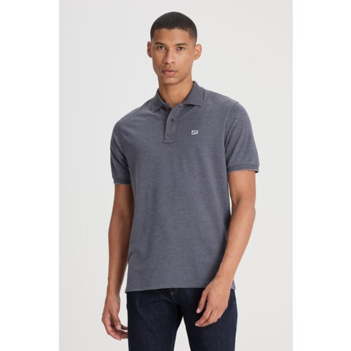 Regular Fit Normal Kesim Polo Yaka Antrasit Tişört