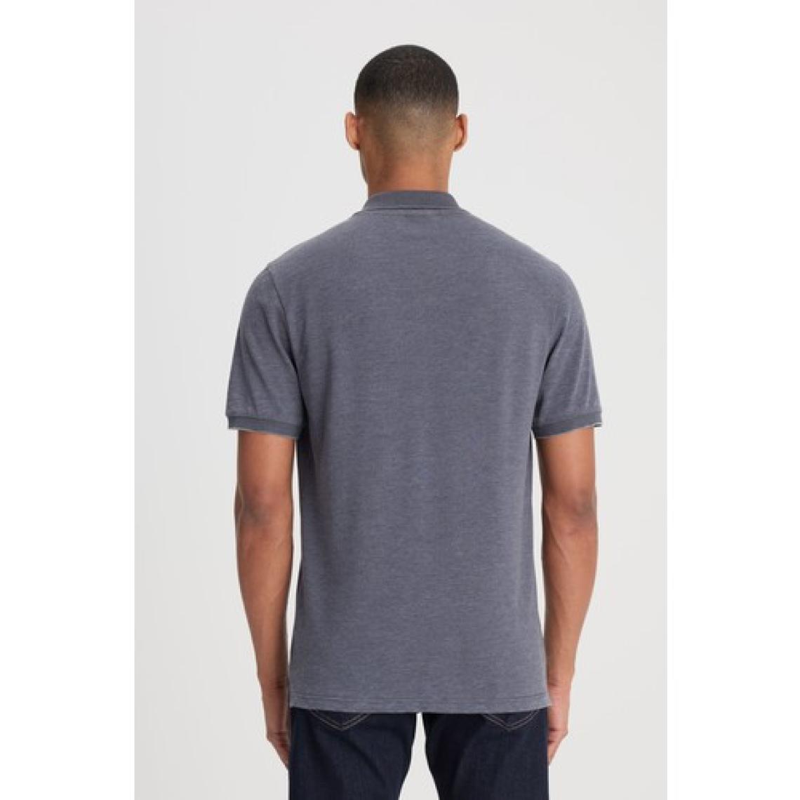 Regular Fit Normal Kesim Polo Yaka Antrasit Tişört