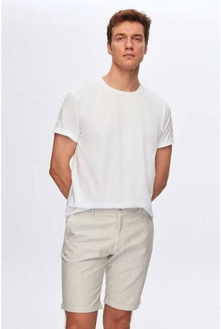 D'S Damat Slim Fit Beyaz T-shirt 4HC141996753M