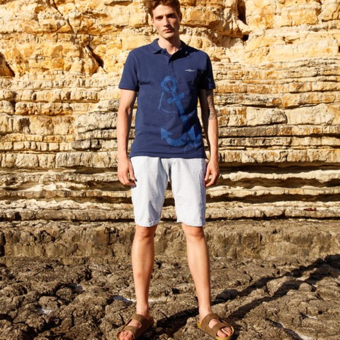 Anemoss Marin Lacivert Erkek Polo Yaka T-Shirt