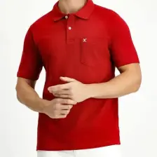 Cepli Polo Yaka Regular Fit Nakışlı Pamuk Tişört