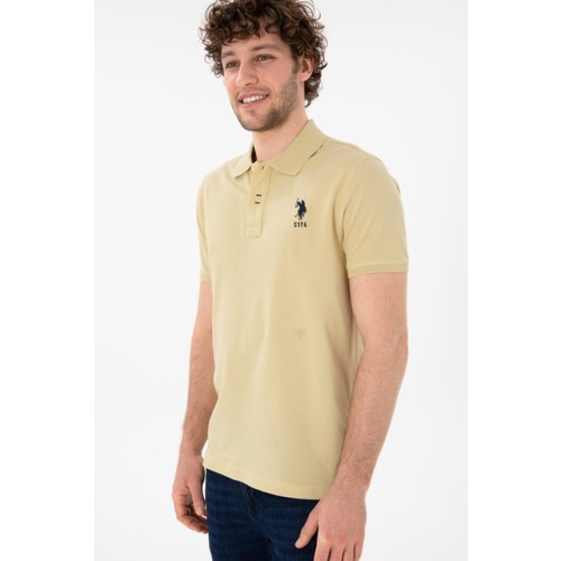 U.s. Polo Assn. Erkek Açık Haki Tişört Basic 50305929-VR183