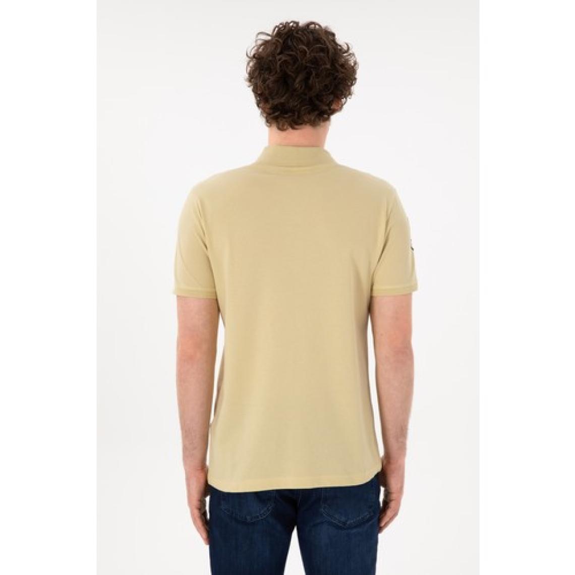 U.s. Polo Assn. Erkek Açık Haki Tişört Basic 50305929-VR183