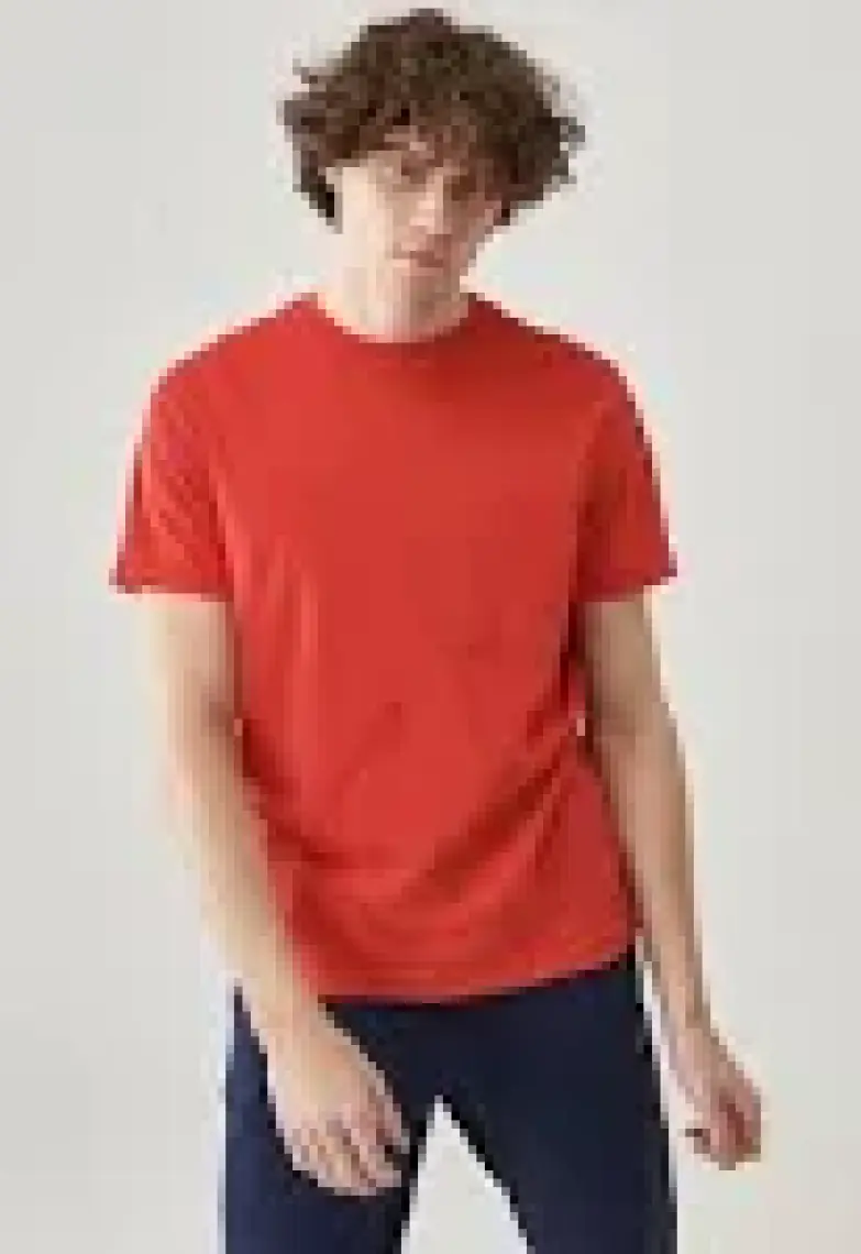 Lee Regular Fit Rahat Kesim %100 Pamuk Kısa Kollu Crew Neck Tişört