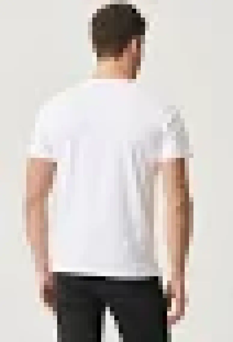 Altınyıldız Classics Erkek Siyah-beyaz Slim Fit Dar Kesim Bisiklet Yaka %100 Pamuk 2'li Tişört Paketi