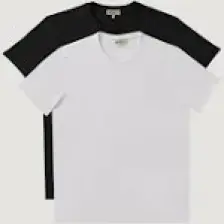 Altınyıldız Classics Erkek Siyah-beyaz Slim Fit Dar Kesim Bisiklet Yaka %100 Pamuk 2'li Tişört Paketi