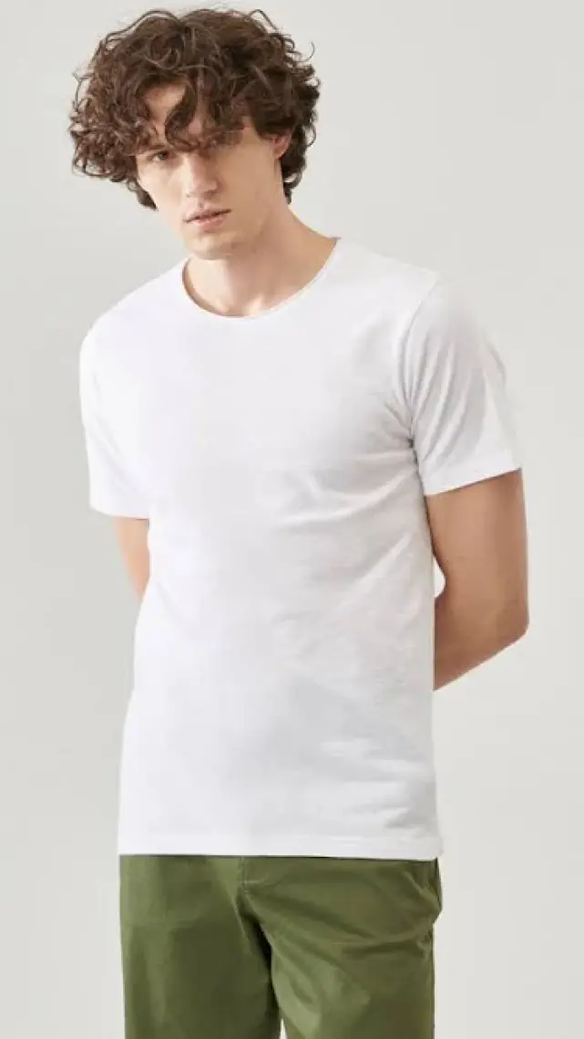 Lee Lee Lightweight Logo Erkek Siyah Bisiklet Yaka Tişört